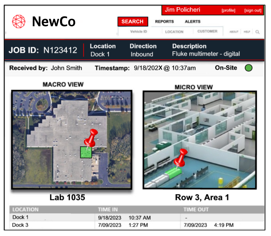 Incoming Shipment Tracking